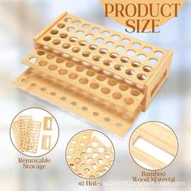 跨境脆饼杆架口红架精油展示架饼干收纳架美甲工具架试管架