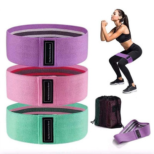 Elastic squat resistance band hip fitness pull band yoga stretch training band hipresistancebands