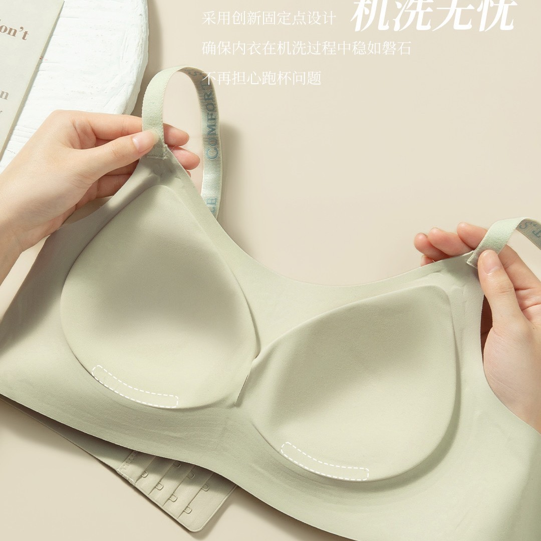 Venta directa de fábrica comercio electrónico transfronterizo Sudeste de Asia Vietnam Tailandia damas sin costuras sujetador de recogida lateral cómodo