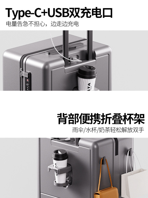 Reebok锐步行李箱20寸登机箱纯PC抗摔拉杆箱24旅行箱行李箱密码箱|undefined