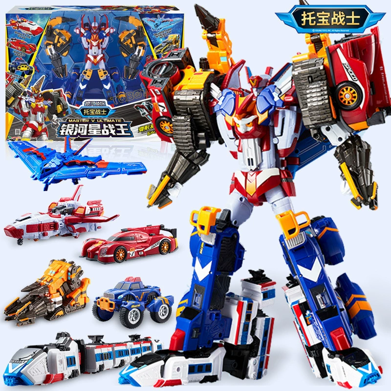 Tobbie Warrior Galaxy Detective Speed Thunder Brothers War God Star Wars King Liuhe Xuan карточный трансформер для мальчиков