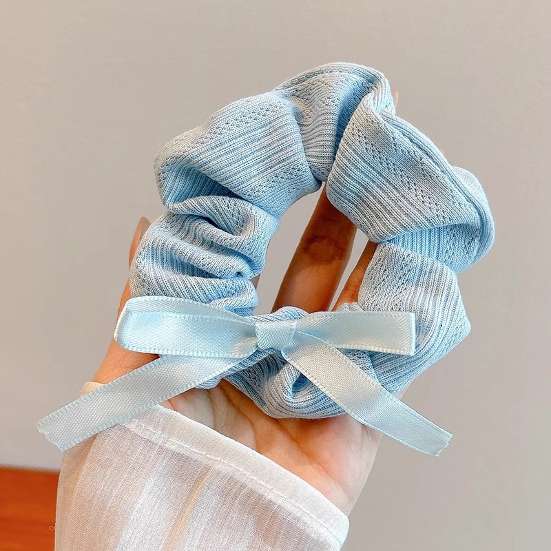 Colección de anillo de cabello lindo de intestino grande de verano de cola de caballo de cabeza de cuerda de flor de cabeza de niña universitaria estilo de alto valor de belleza joyería de cabello