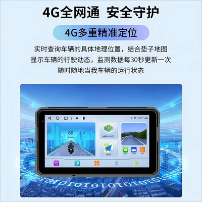 Motorcycle driving recorder: Navigation, Carplay, Hicar, and