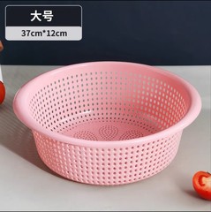 円形の透かし彫りのプラスチックの野菜を洗うかごの台所の水たまりの野菜のかごの果物のかごの野菜のかごの野菜を洗うたらいの現代は簡単です。