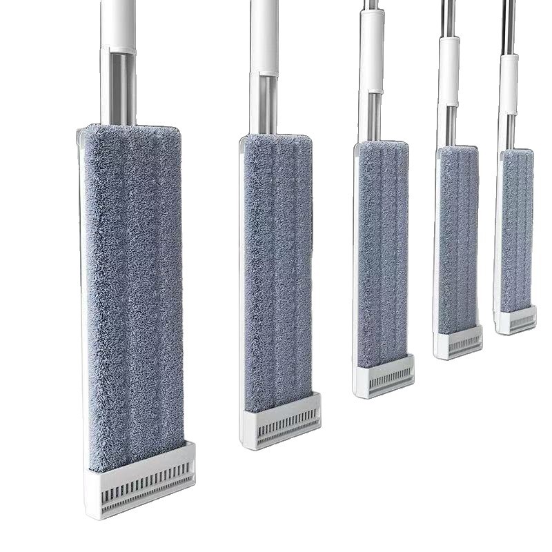 Mopo de extracción sin manos nuevo tipo de trapeador plano doméstico un trapeador perezoso trapeador húmedo de doble uso absorción de agua trapeador de suelo artefacto