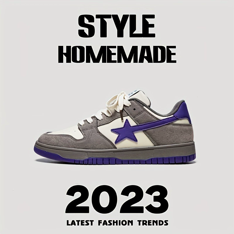 Модные осенние кроссовки 2025 года оптом для мужчин, универсальные для студентов и пар, повседневные спортивные туфли в стиле Харадзюку и Гонконг для мужчин