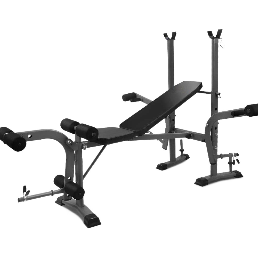 Multi-función de banco de peso de banco de ejercicio squat rack traje de banco de casa equipo de fitness barbell rack