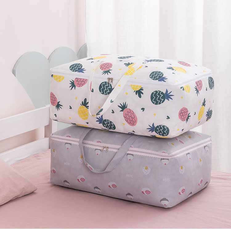 Home Seasonal Quilt Bag Cloakroom Cupboard Clothes Storage Bag Clothes Quilt Breathable Finishing Bag display picture 3