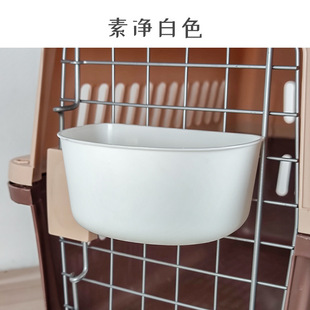 Wholesale pet hanging cage bowl cat puppy rabbit drinking water feeding universal hanging bowl pet air box hanging bowl
