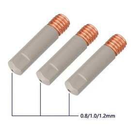 20个 规格：1.0mm 颜色：图片色 材质：紫铜 MB15AK焊接接触头，
