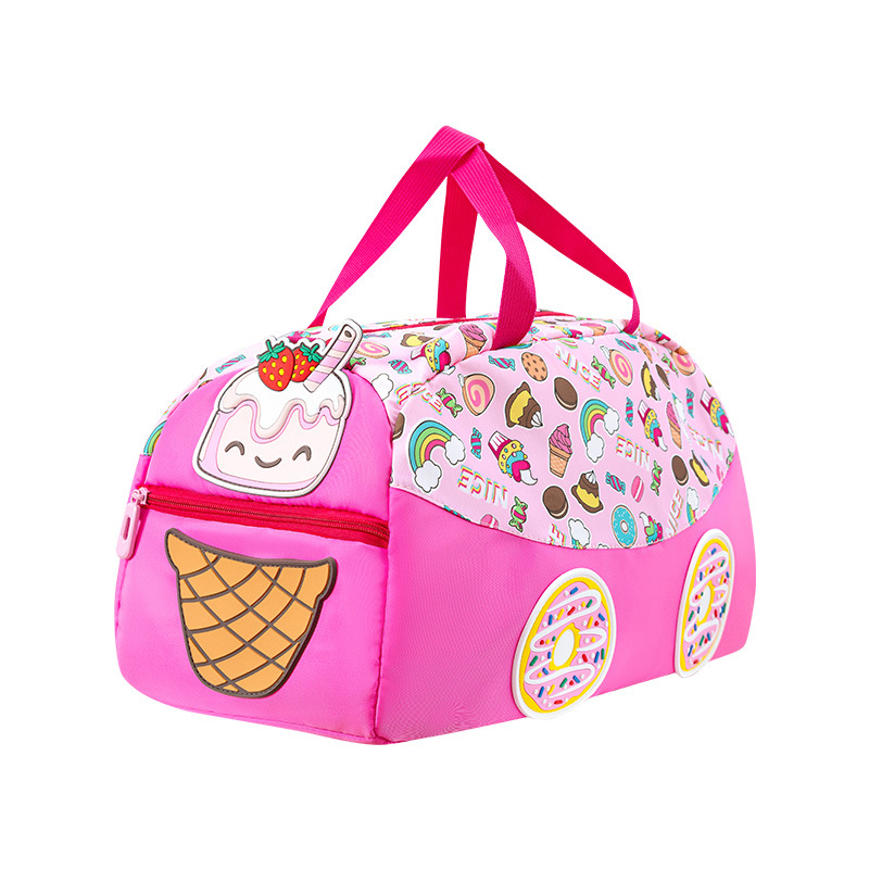Caricatura lindo conejo, bolsas de hombro para niños y niñas, bolsas de mano para bebés de impresión extranjera, bolsas de viaje de gran capacidad