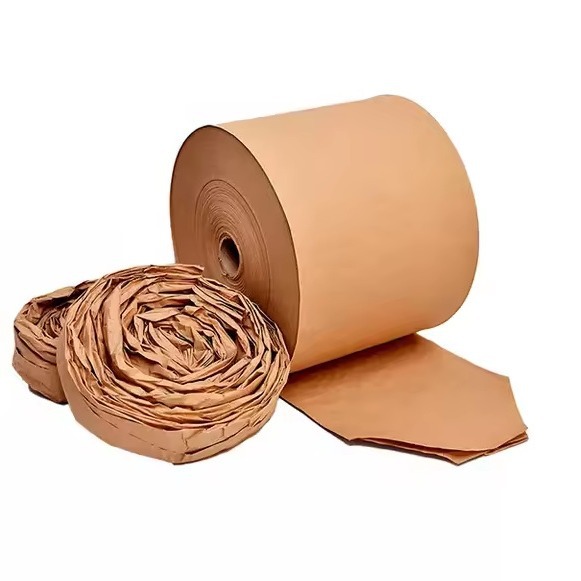 三折叠缓冲牛皮纸卷用于防震缓冲的环保包装材料