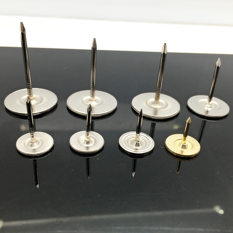 Soft bag hard bag bubble nail flat nail table top nail round head nail tack furniture wood flat pin flat bottom nail