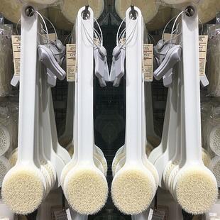 Tiktok Popular Soft Bristle Bath Brush Japanese Long Handle Exfoliating Back Scrubber Bath Tool