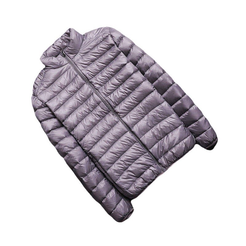 Chaqueta de algodón ligera para hombre — con capucha, corta, moderna, invierno 2025, estilo comercio exterior