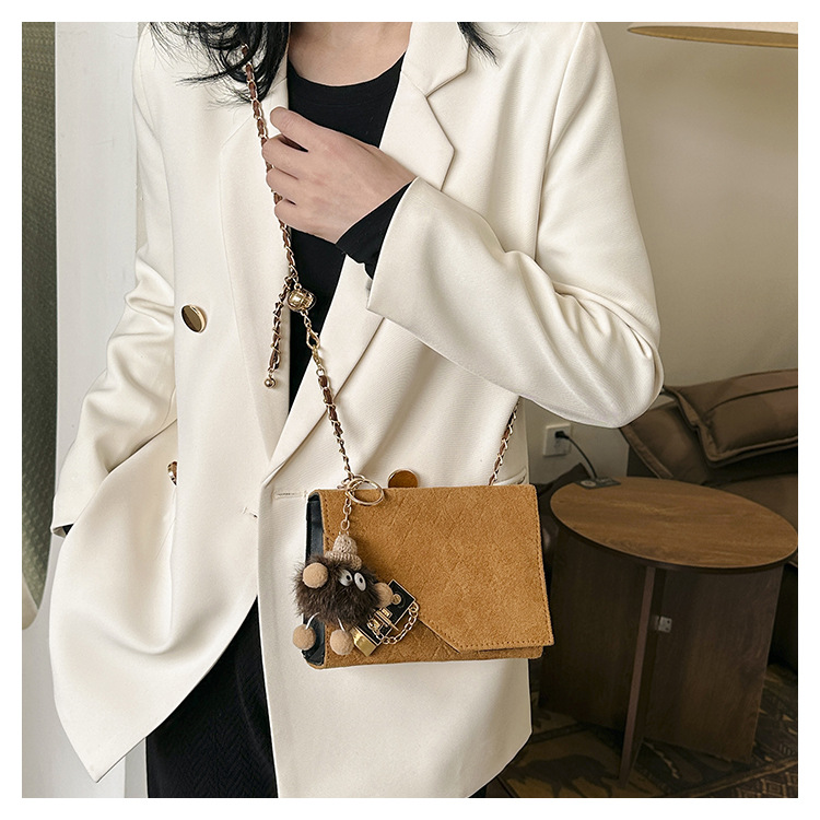 2024 Spring New Trendy Women's Texture Leisure Personality Small Square Single Shoulder Crossbody Bag_voghion.com