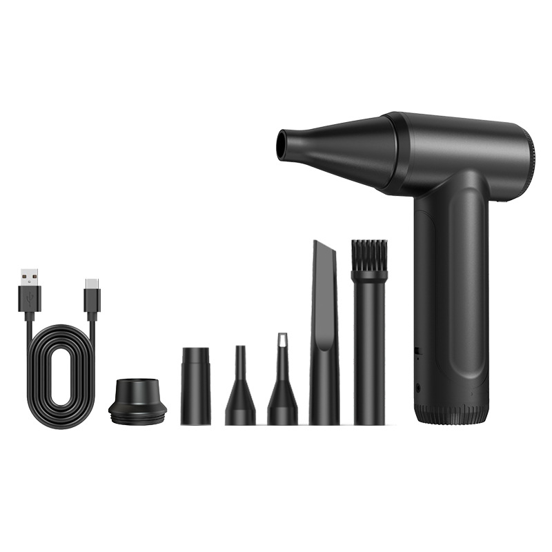 Mini small handheld fan keyboard dust blower car vacuum cleaner wireless high power brushless violent fan
