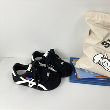 复古美拉德韩版板鞋女2025秋新款平底休闲运动阿甘德训鞋远波2271