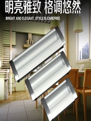 暗裝拉手抽屜拉手現代太空鋁內嵌拉手扣手嵌入式文件櫃 配件 櫥櫃