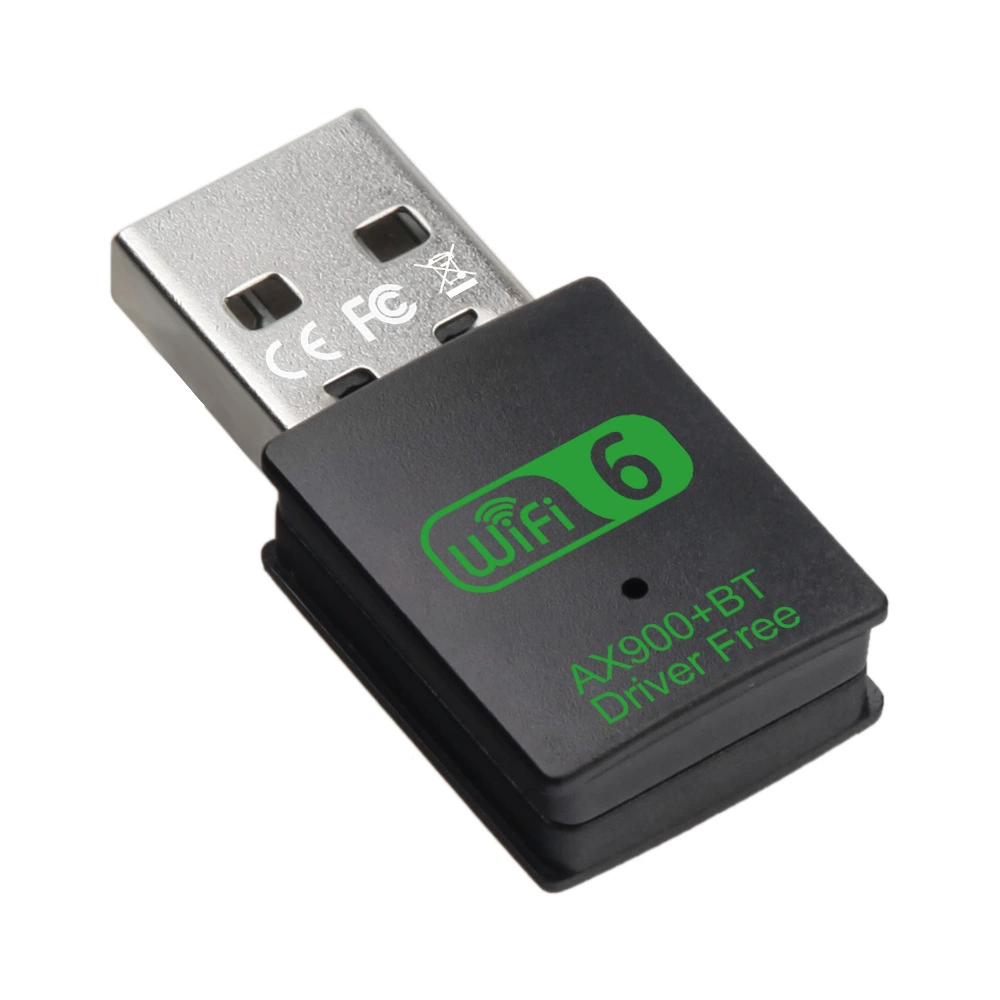 Драйвер-фри WiFi6 беспроводная сетевая карта Bluetooth 5.4 двухвекторная настольная 900M двухдиапазонная 5G передача и прием