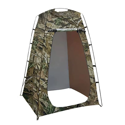 Outdoor toilet tent, portable Avtomobil dam çadırları - 12m-window-hand-applied-fiberglass-leaves-single-person