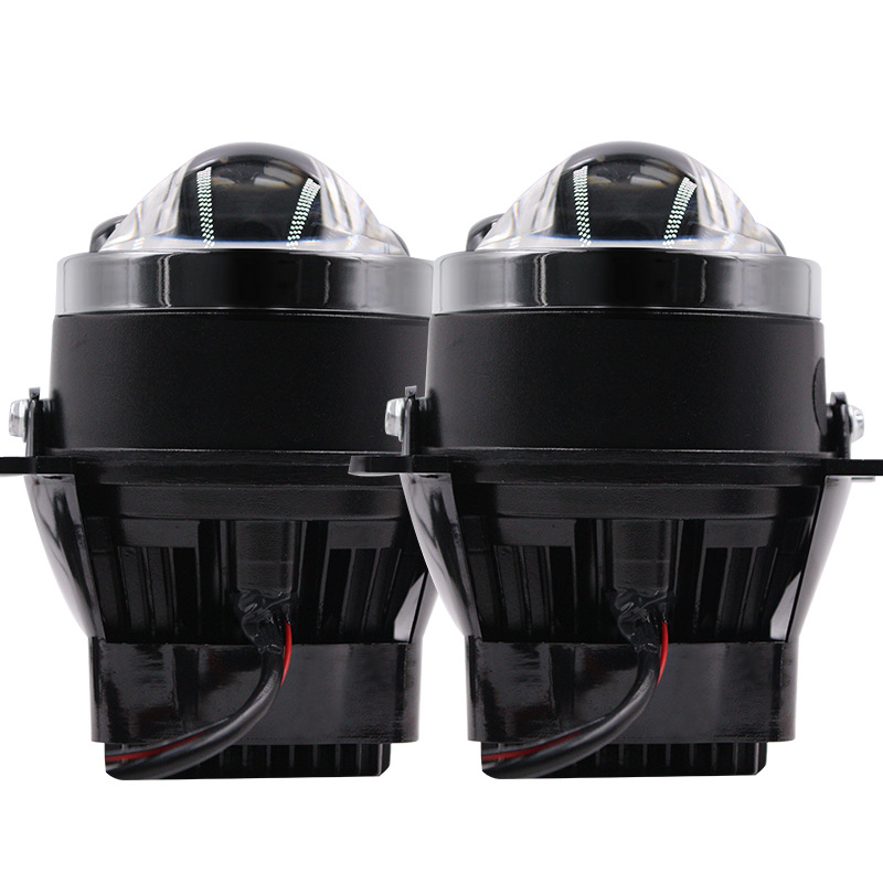 Nuevos faros delanteros para coche, doble haz directo W1W2, lente de faro antiniebla de doble luz de 3.0 pulgadas, luz antiniebla LED para Toyota Nissan