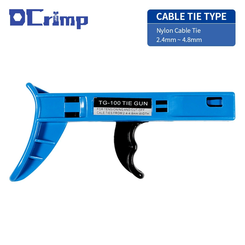 TG-100 нейлоновый затягиватель кабельных стяжек, пистолет для быстрой обвязки, инструмент для автоматического натяжения, плоскогубцы для стяжек, коллекция натяжителей