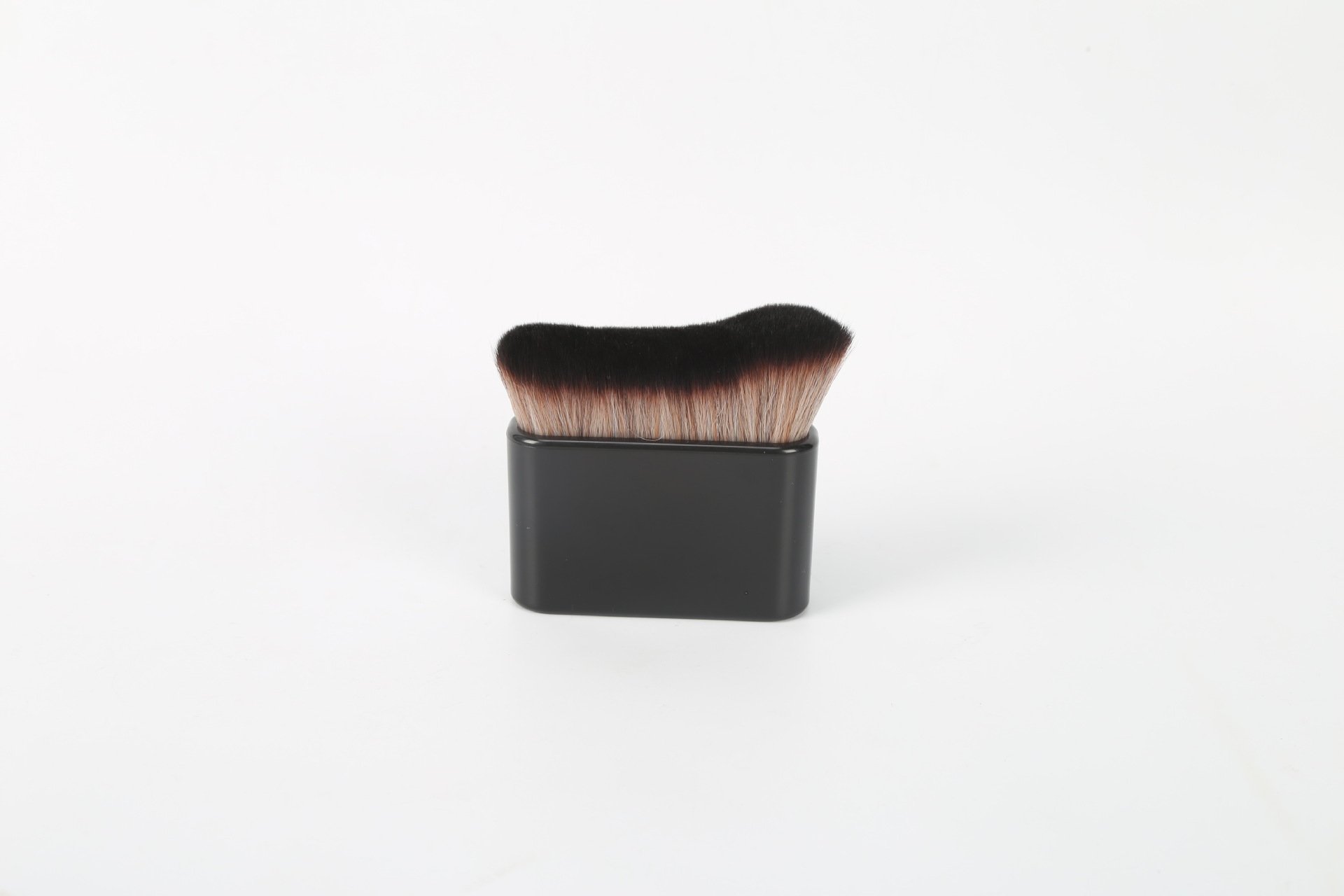 Classical White Pink Gold Artificial Fiber Plastic Wooden Handle Foundation Brush 1 Piece display picture 8