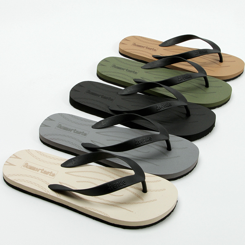 Simple and lightweight slippers, durable and suitable for outdoor wear, new summer flip-flops for men, beach and seaside sandals