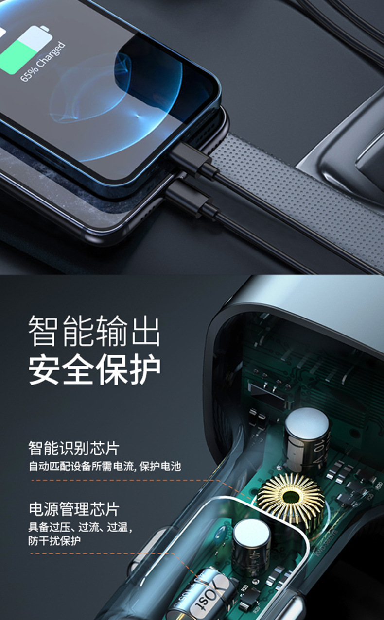 Manufacturer's Wireless Car Charger, Mp3 Bluetooth Player, Hands-Free Calling, Car Fm Transmitter, Car Fast Charging