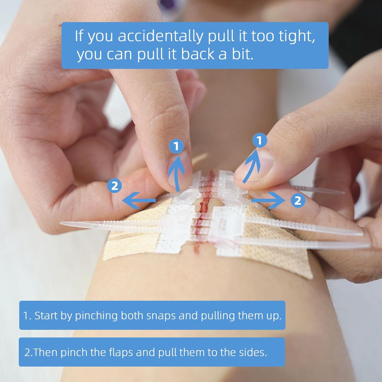 Two-way Lock Non-woven Fabric Pull Elastic Adhesive Bandage