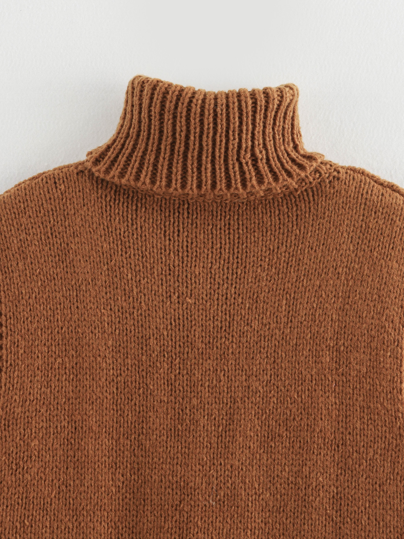 Damenbekleidung 2024 Herbst Winter neue Street Fashion mit Stehkragen und flacher Nadelweste_voghion.com