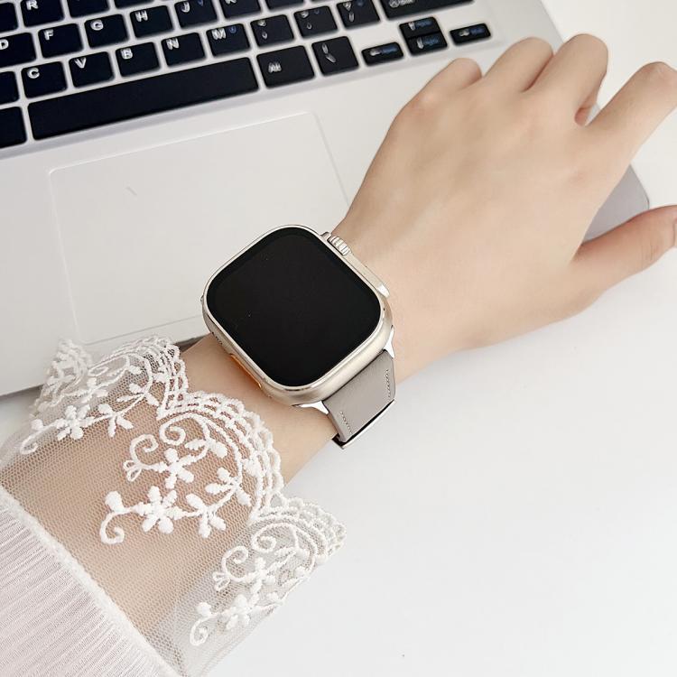 xDfind Black Shark Fine Skin Bracelet para Apple Watch 42 / 44 / 45 / 46 / 49mm / Apple