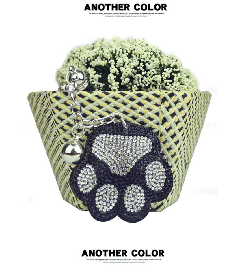 镶钻钥匙扣_新款韩国渐变色桃心钥匙扣-女士包包钥匙扣配饰--