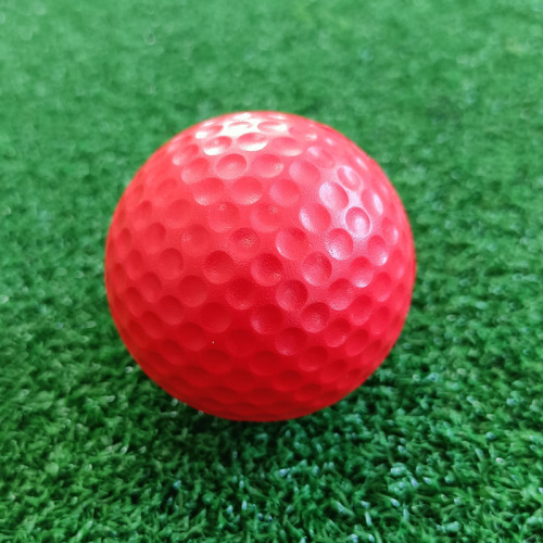 Indoor golf ball soft ball golf PU ball foam ball colorful children's toy ball