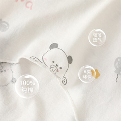 Summer thin pure cotton sweat fabric newborn short-sleeve onesie for newborn babies summer clothes Category A baby clothing