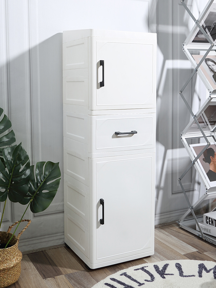 25-35CM Caught Storage cabinet kitchen Shower Room Storage cabinet Plastic drawer bedside cupboard TOILET Shelf