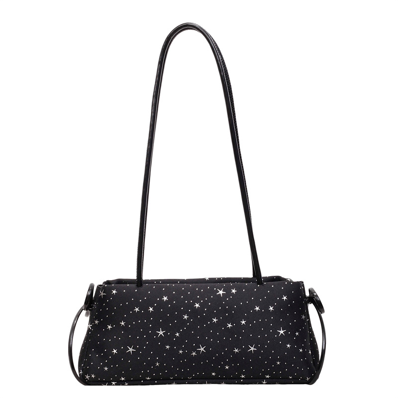 2026 primavera nuevo estilo de moda coreano lleno de estrellas de textura bolso de hombro bolso de mujer diseño de sensación diaria nicho bolso de brazo
