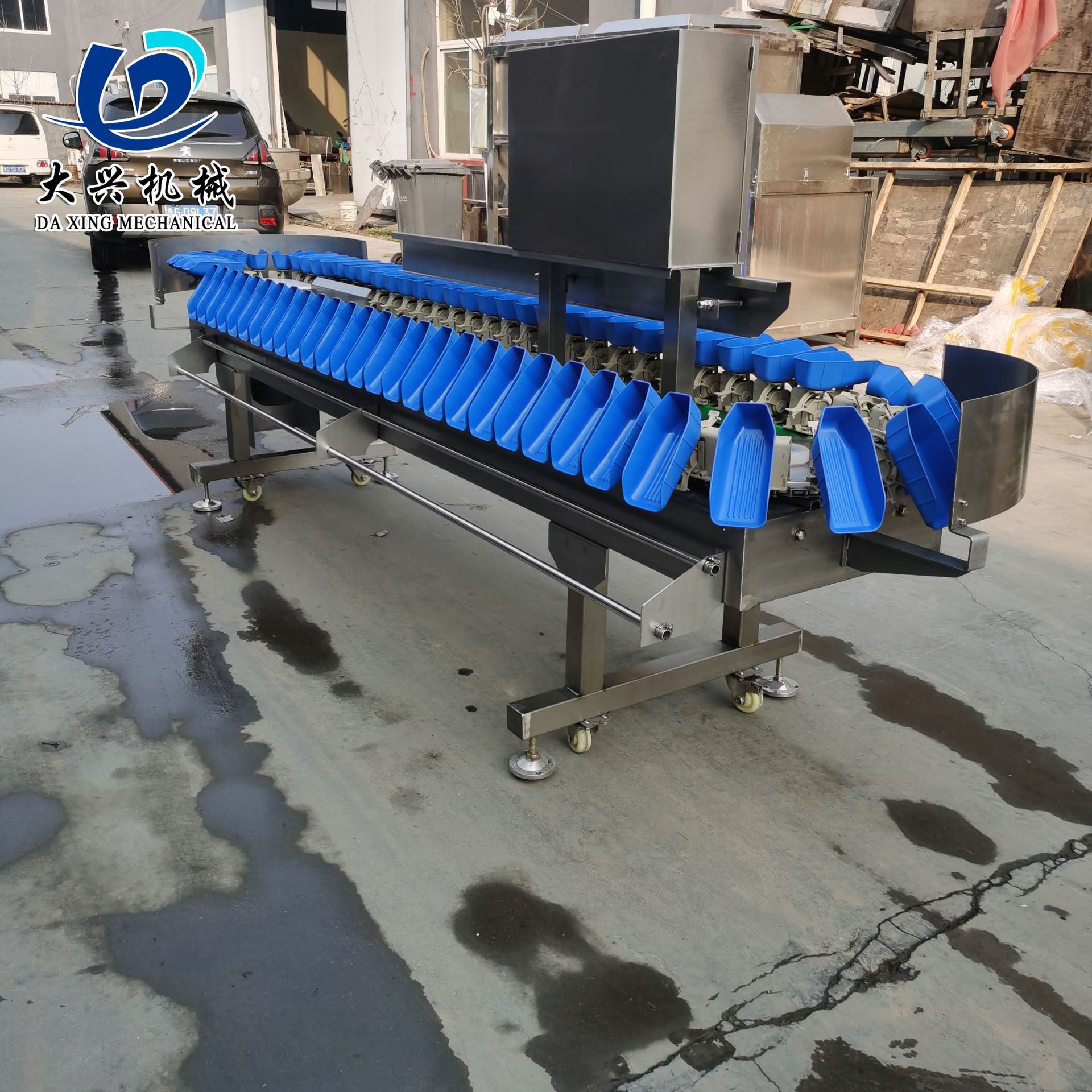 重量分选机 小龙虾海鲜转盘式自动分级机 水果蔬菜自动称重分拣机