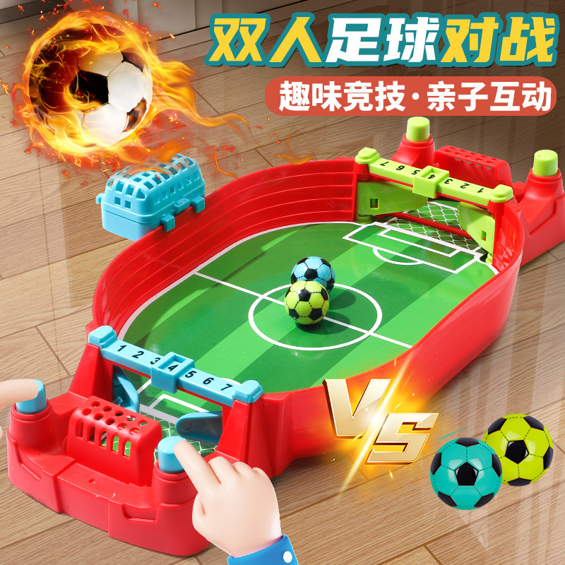 Juegos de mesa transfronterizos juguetes de fútbol padres-hijos interactivos mesa de juego de mesa gran campo de fútbol para dos personas