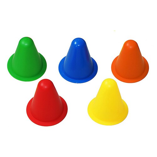 8CM Roller Skating Obstacle Course Cones, Flat Top Obstacle Poles, Ice Skating Training Aids, Corner Markers, Barrels, Cone Weaving Equipment