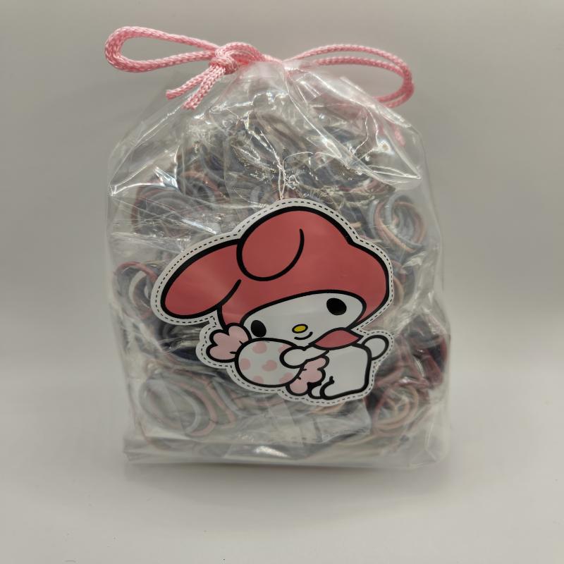 600 piezas de la banda de goma elástica para niños no lastiman el cabello del bebé lazo del pelo del pulgar banda de pelo niña cuerda de pelo