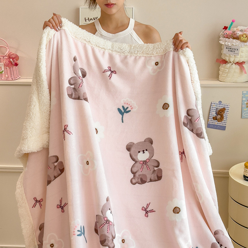 Leche mantas de peluche mantas de sofá mantas de oficina siesta mantas de aire acondicionado mantas delgadas mantas de lana de coral pequeñas mantas de invierno