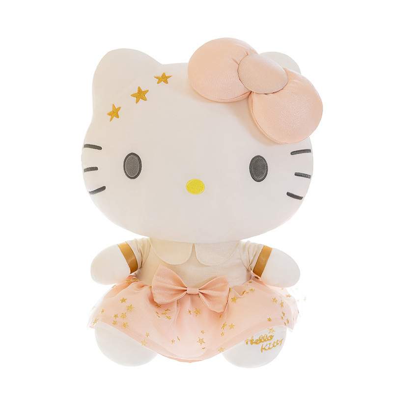 跨境新款白金K蒂猫公仔情侣生日礼物哈喽k蒂猫布娃娃大号兑换礼物|undefined