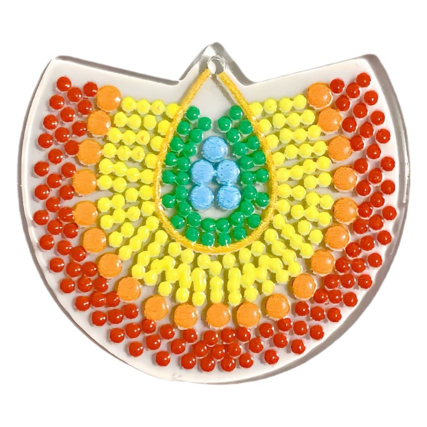 Акриловый рельеф капает масло, боб, боб, точка этнического ветра, аксессуары для сережек DIY серьги кулон ювелирный материал подвеска