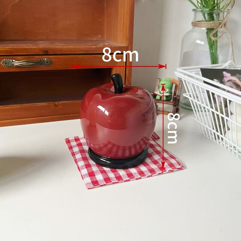 かわいいリンゴ梨つまようじボックス新しいつまようじチューブ家庭用ライト高級ハイエンド綿棒デンタルフロス収納クリエイティブつまようじ瓶|undefined