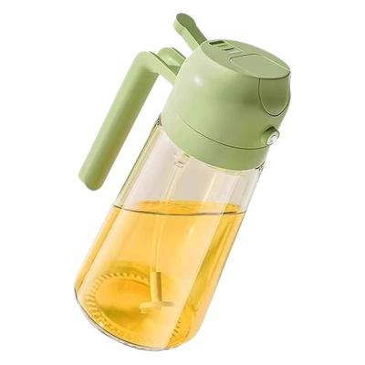 24新款厨房喷/倒一体玻璃油壶家用雾化定量喷油壶按压不漏油油壶