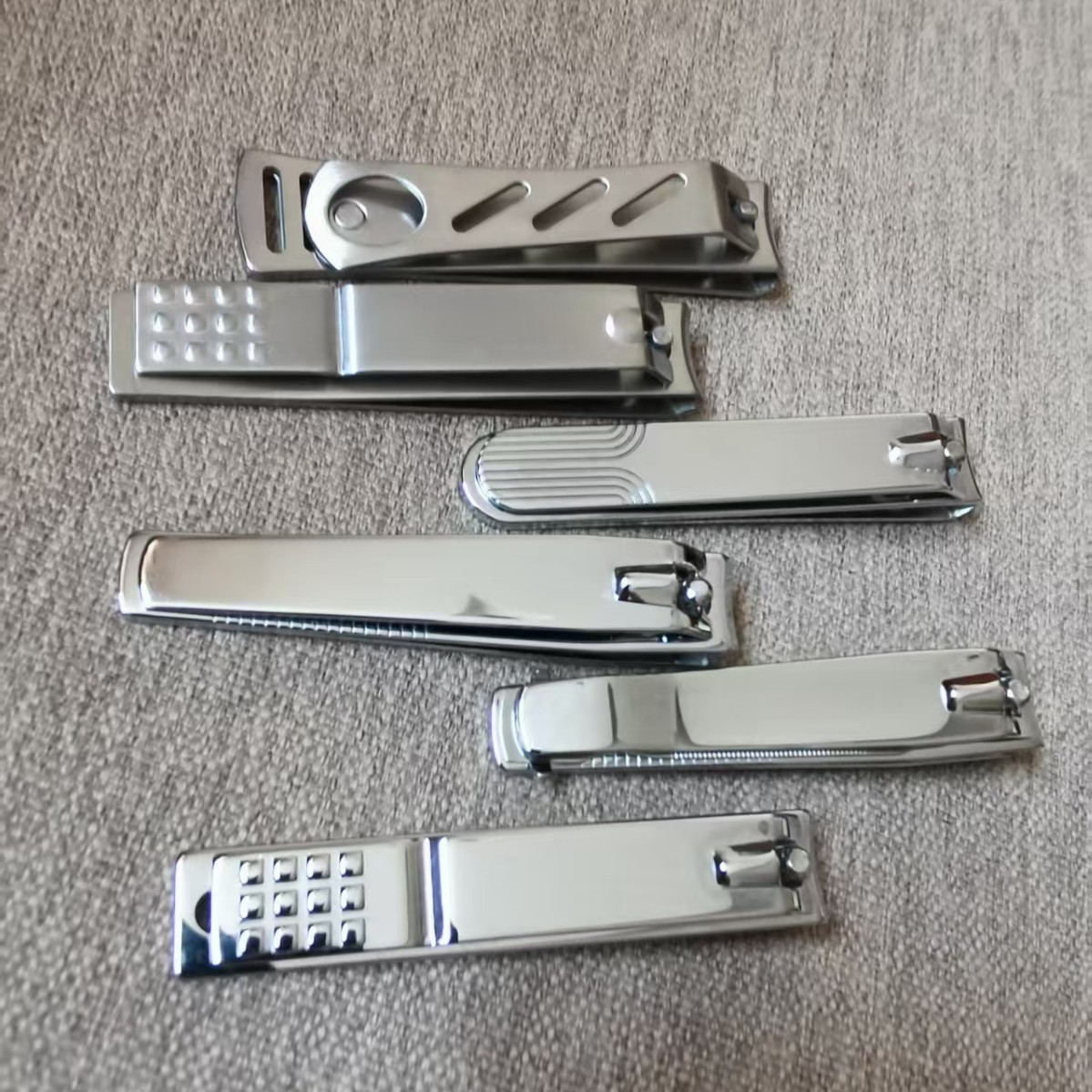 Nail Clippers for Home Use, Manicure Scissors, Nail Clippers, Handmade Large and Small Flat and Angled Nail Clippers, Equipped with High-Quality Manicure Tools