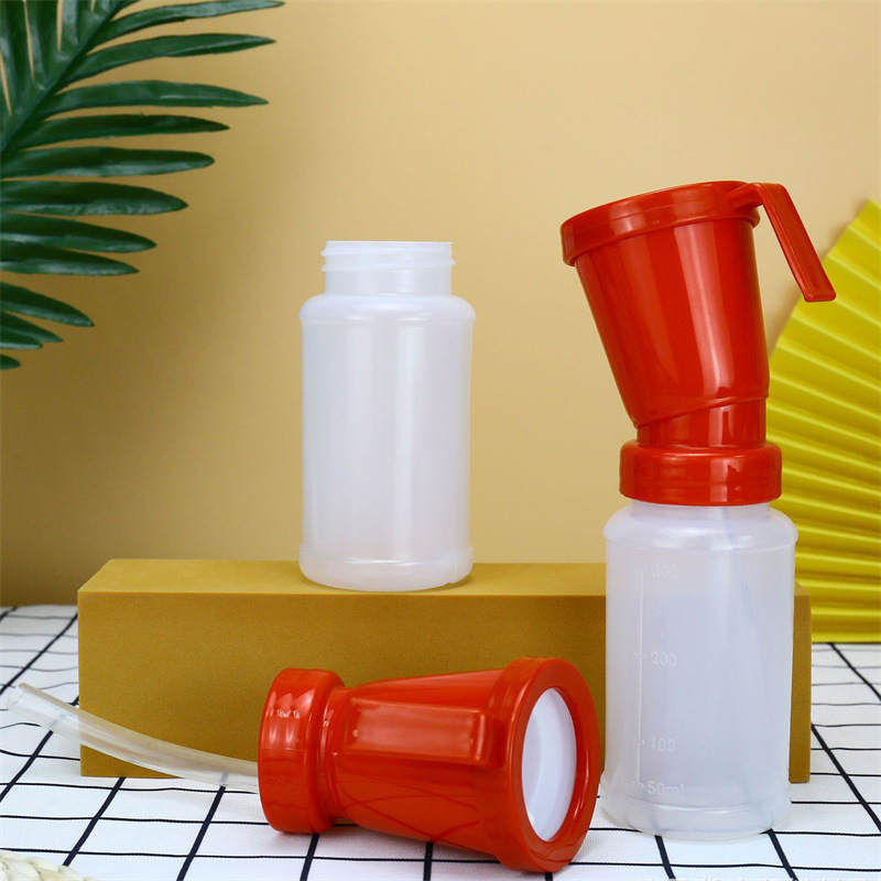 Vaca 300ml no reflujo medicina baño taza vaca pezón desinfección taza veterinaria mama limpieza taza