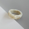 Tide, trend fashionable universal ring, retro resin, simple and elegant design, wholesale